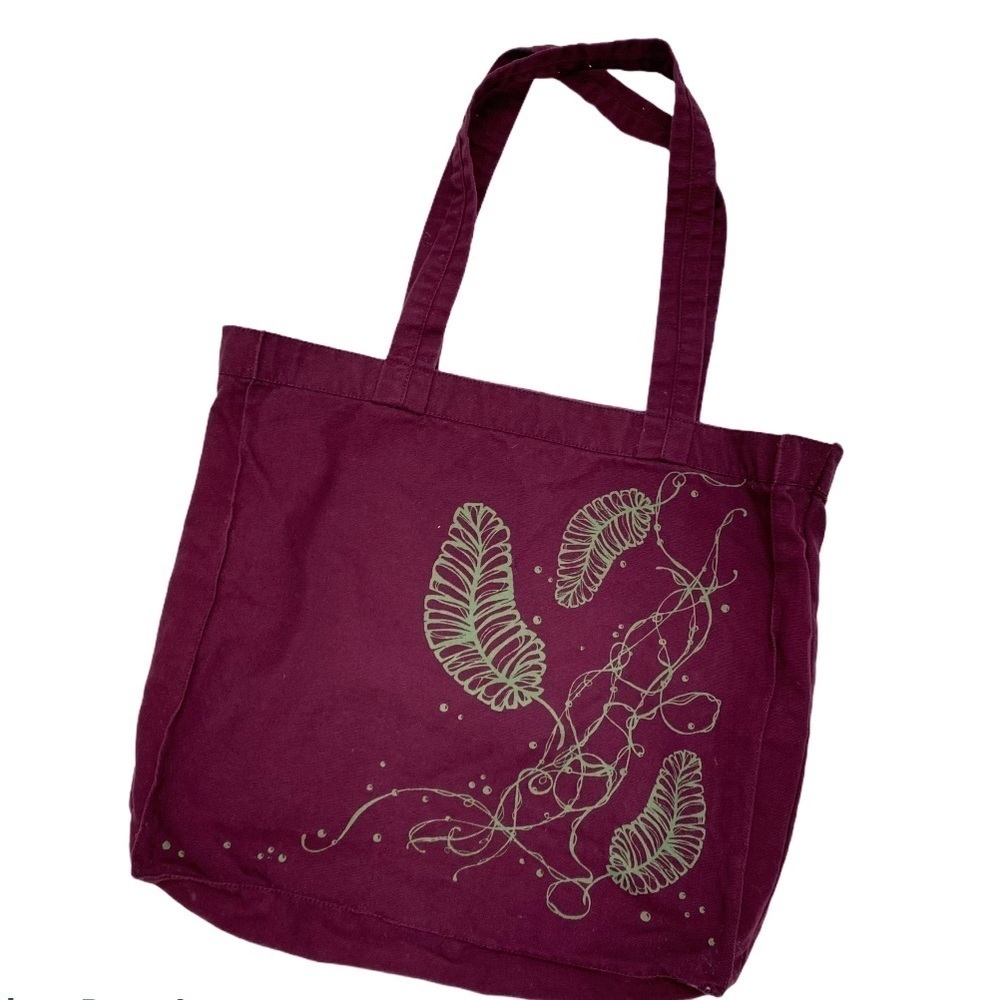 Nordstrom Rubbish Cotton Dual Handle Tote Maroon